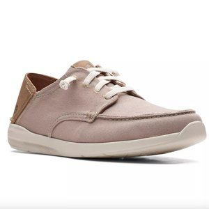 Clarks Gorwin Stone Lace Slip On Sneaker